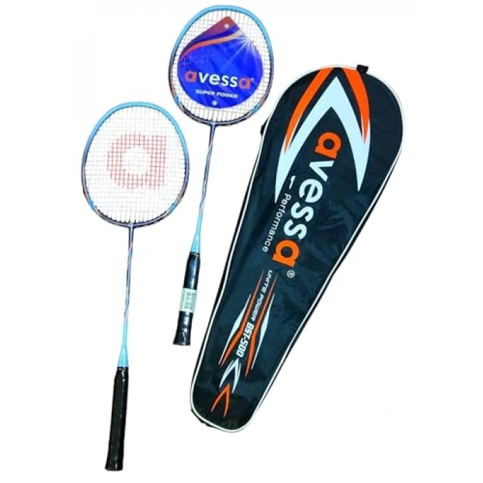 Profesyonel Badminton Raket Seti, Mor Renk