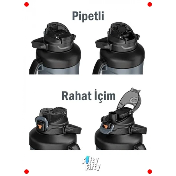 Profesyonel Çelik Termos Matara (1650 ml)