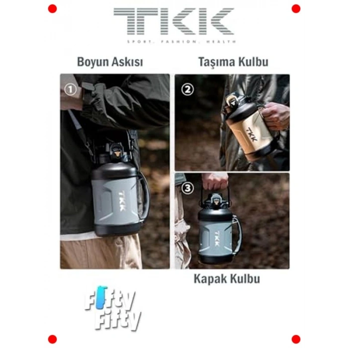 Profesyonel Çelik Termos Matara (1650 ml)