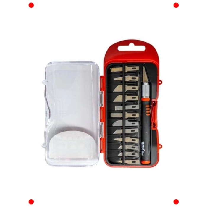 Profesyonel Hobi ve Maket Bıçağı Seti 15 Parça