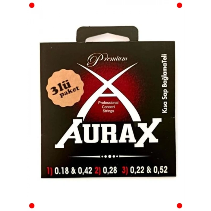 Profesyonel Kısa Sap Bağlama Teli Seti (0.18, Üçlü Paket)