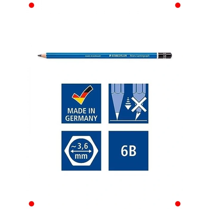 Profesyonel Kurşun Kalem Seti (6lı)