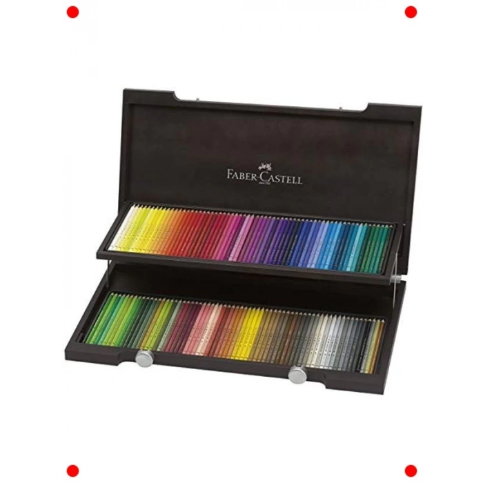 Profesyonel Kuru Boya Kalem Seti - Ahşap Kutu, 120 Renk