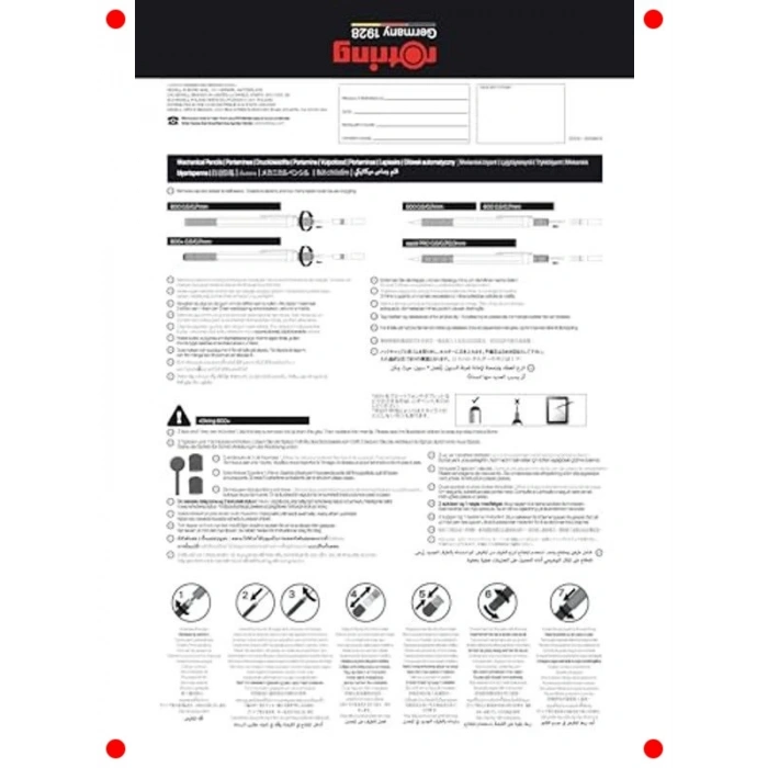 Profesyonel Mekanik Kurşun Kalem (0.7 mm, Siyah)