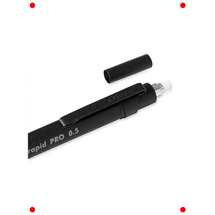 Profesyonel Mekanik Kurşun Kalem - Siyah 0.5 mm