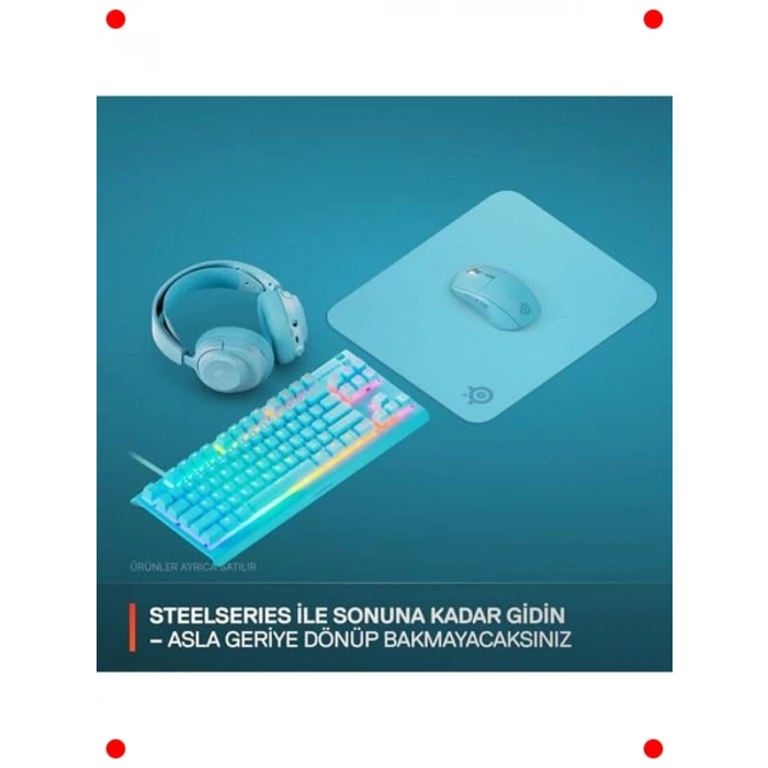 Profesyonel Oyun Fare Altlığı Aqua (Orta Boy)