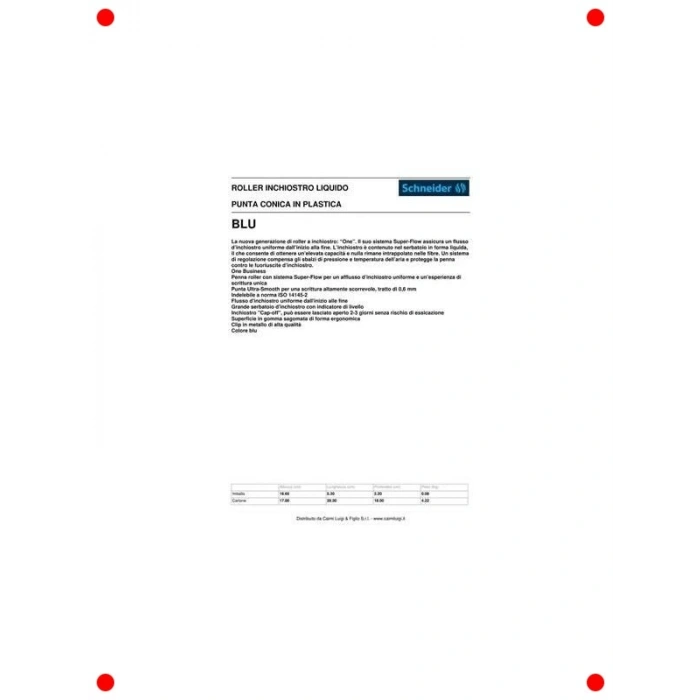 Profesyonel Roller Kalem 0.6 mm, Mavi - Akıcı Yazım