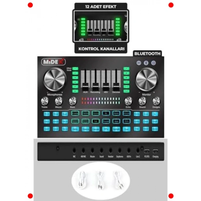 Profesyonel Stüdyo Kayıt Seti: Mikrofon ve Ses Kartı