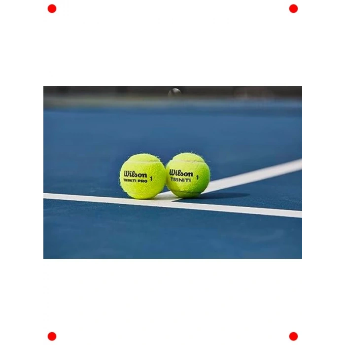 Profesyonel Tenis Topları - Sarı (3lü Paket)