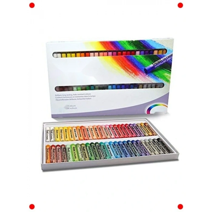Profesyonel Yağlı Pastel Seti, 50 Canlı Renk