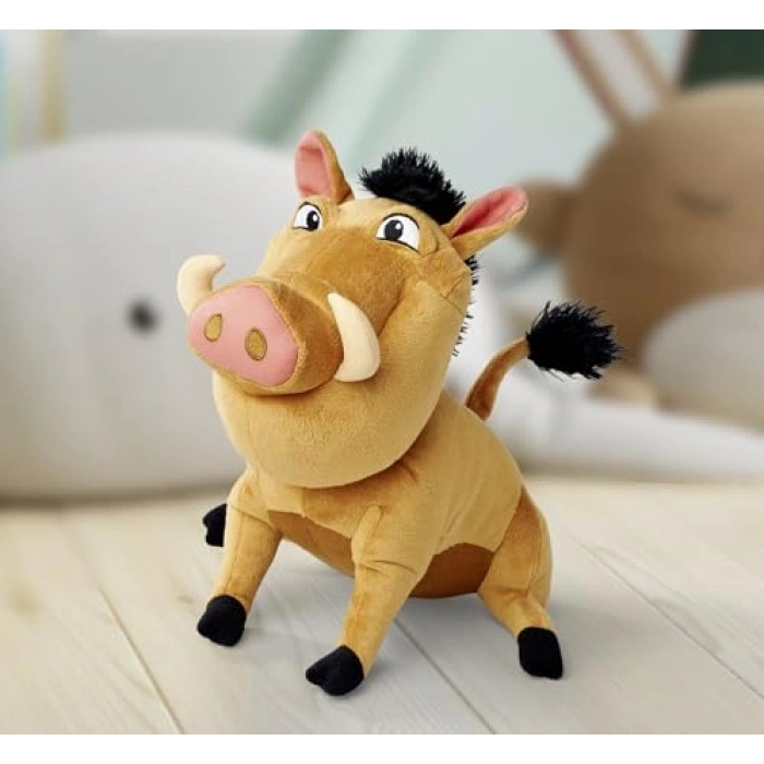 Pumbaa Peluş Figürü, dayanıklı kumaş, 25 cm özel tasarım