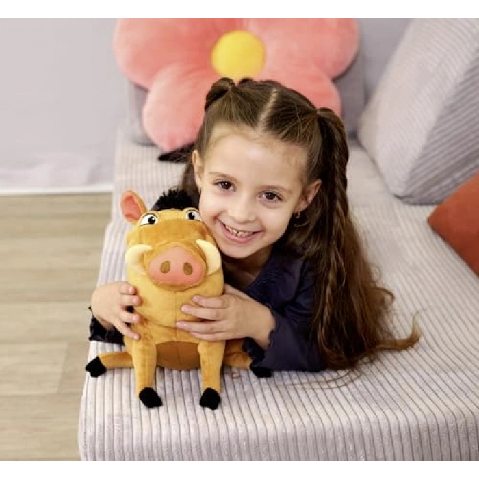 Pumbaa Peluş Figürü, dayanıklı kumaş, 25 cm özel tasarım
