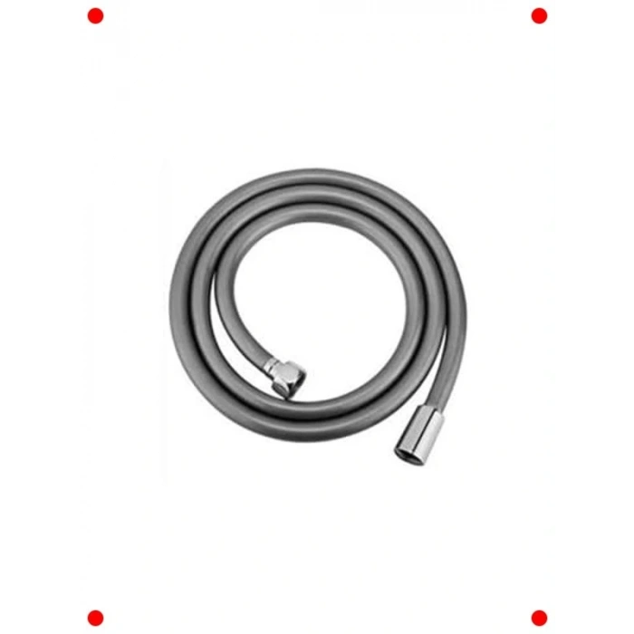 PVC Duş Hortumu - Prinç Somunlu Spiral