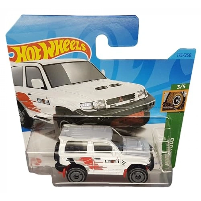 Ralli Temalı Beyaz Araç, Tsubishi Bajero Evolution - Kısa Kart Versiyonu