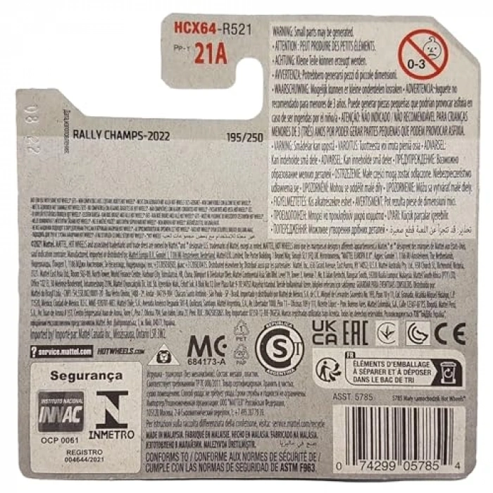 Rally Champs Temalı Araç Modeli, 2/5 Kırmızı Tasarım