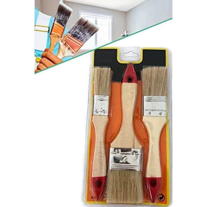 Real OZS-10149 cı Seti 3 Parça Kestirme Fırça Seti 1410