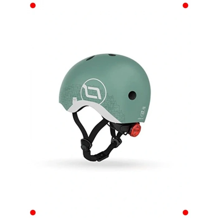 Reflektif Çocuk Kaskı - XXS-S Yeşil