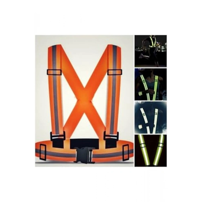 Reflektörlü Yelek Scooter ve Bisiklet İçin Uyumlu
