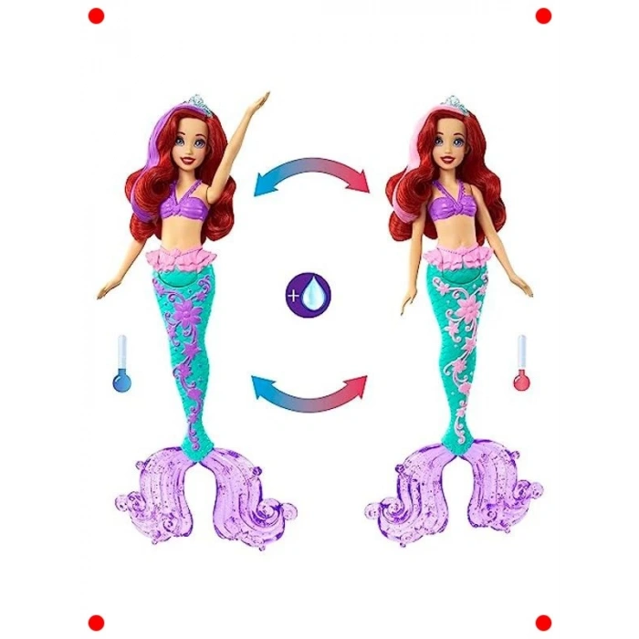 Renk Değiştiren Saçlı Deniz Kızı Bebek