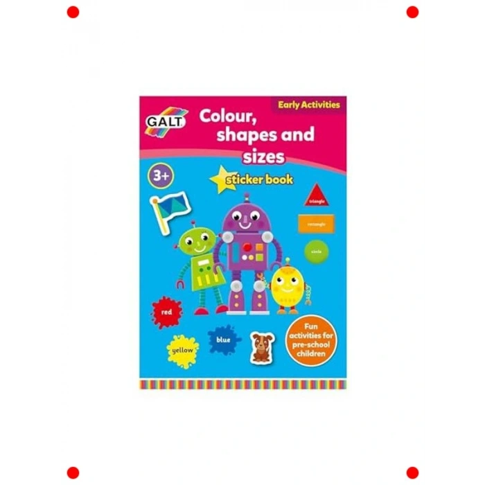 Renkler, Şekiller, Boyutlar Aktivite Kitabı (3+ Yaş)