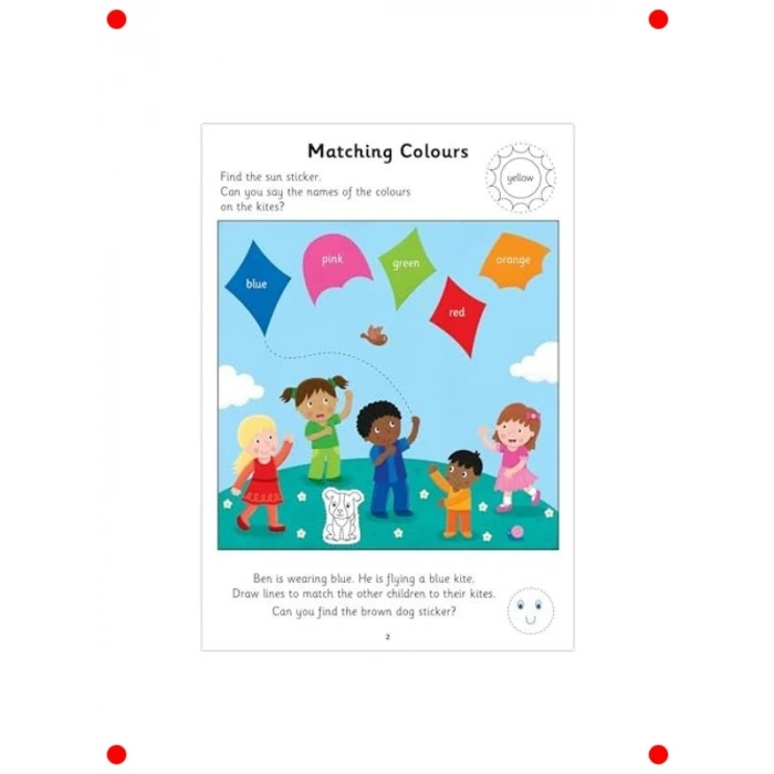 Renkler, Şekiller, Boyutlar Aktivite Kitabı (3+ Yaş)