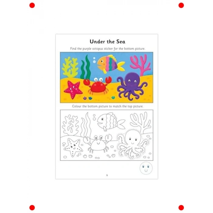 Renkler, Şekiller, Boyutlar Aktivite Kitabı (3+ Yaş)