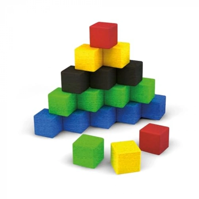Renkli Ahşap Küpler, Eğitici Oyun Seti
