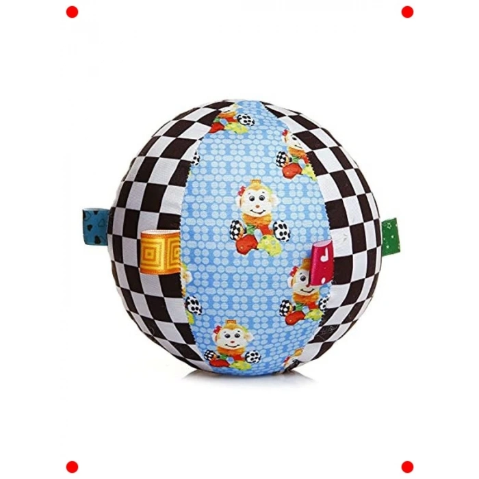 Renkli Bebek Oyun Topu 15cm