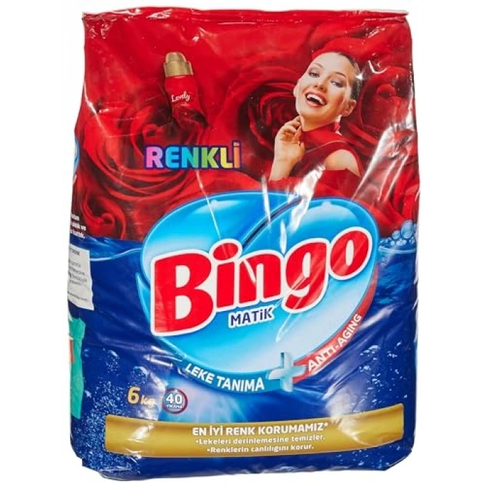Renkli Çamaşır Deterjanı, 6000 g, 40 Yıkama Kapasitesi
