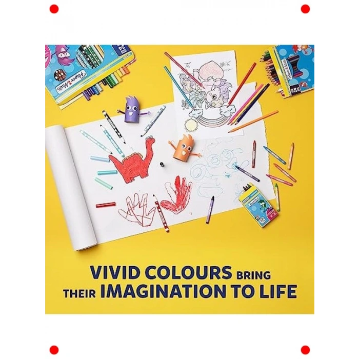 Renkli Kuru Boya Kalemi Seti (12li)