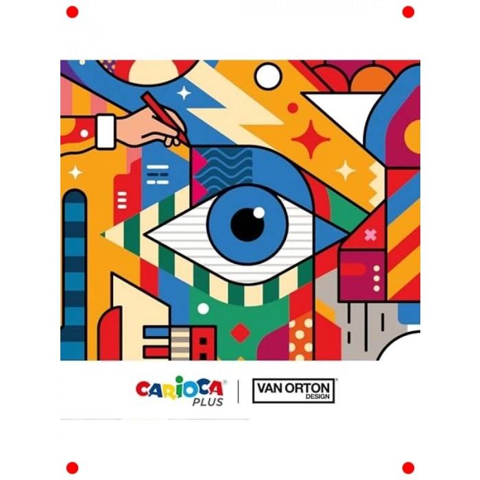 Renkli Kuru Boya Kalemi Seti, 18li