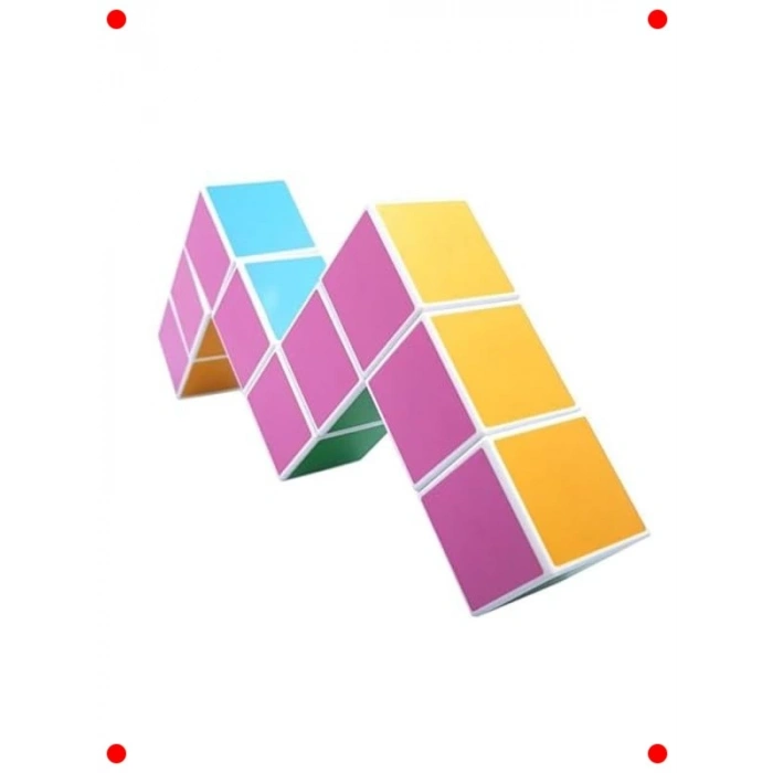 Renkli Manyetik Blok Seti - 16 Parça Yaratıcı Küp