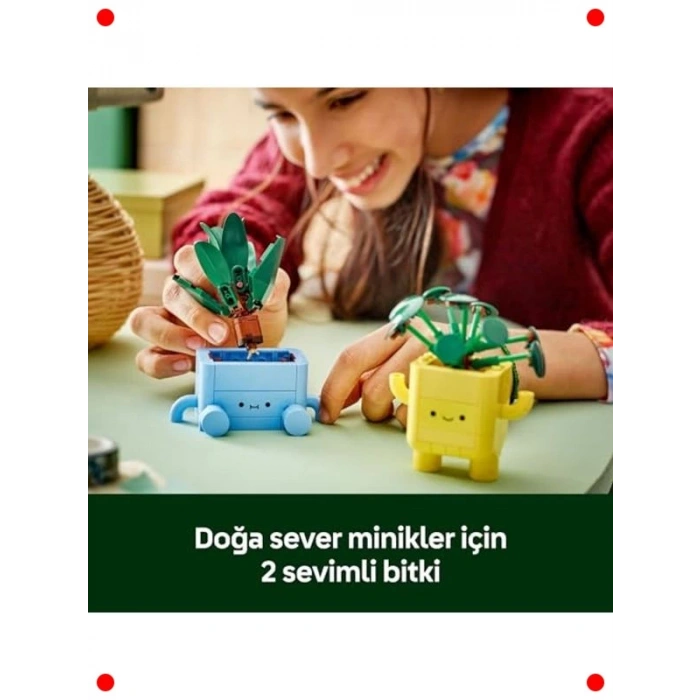 Renkli Saksıda Bitkiler Yapım Seti - Çocuklar İçin