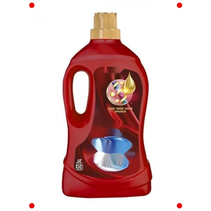 Renkliler İçin Sıvı Çamaşır Deterjanı 50 Yıkama 3000 ml