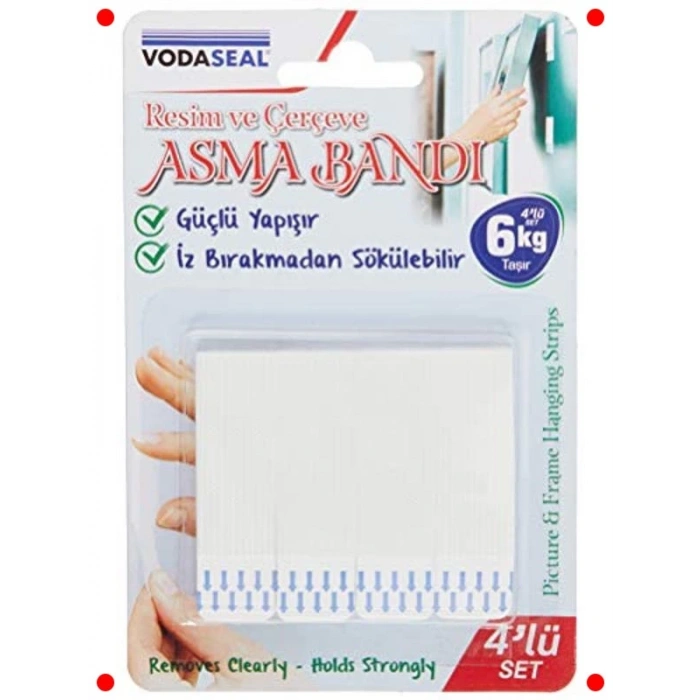 Resimli Çerçeve Cırt Bant Seti, 4lü