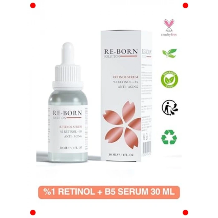 Retinol ve B5 Vitaminli Yaşlanma Karşıtı Serum 30 ml