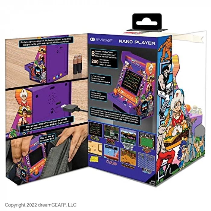 Retro Konsol - 12CM DATA EAST 208 Oyun