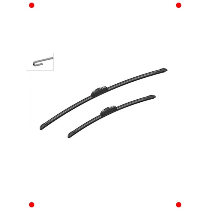 Retro Tasarım Yüksek Performans Silecek Seti 650/450 mm