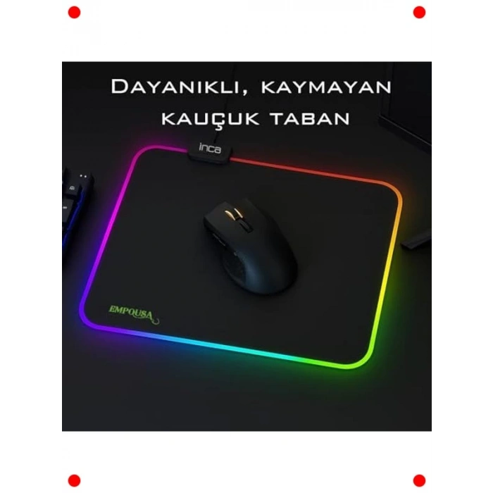 RGB Aydınlatmalı Orta Boy Mouse Pad