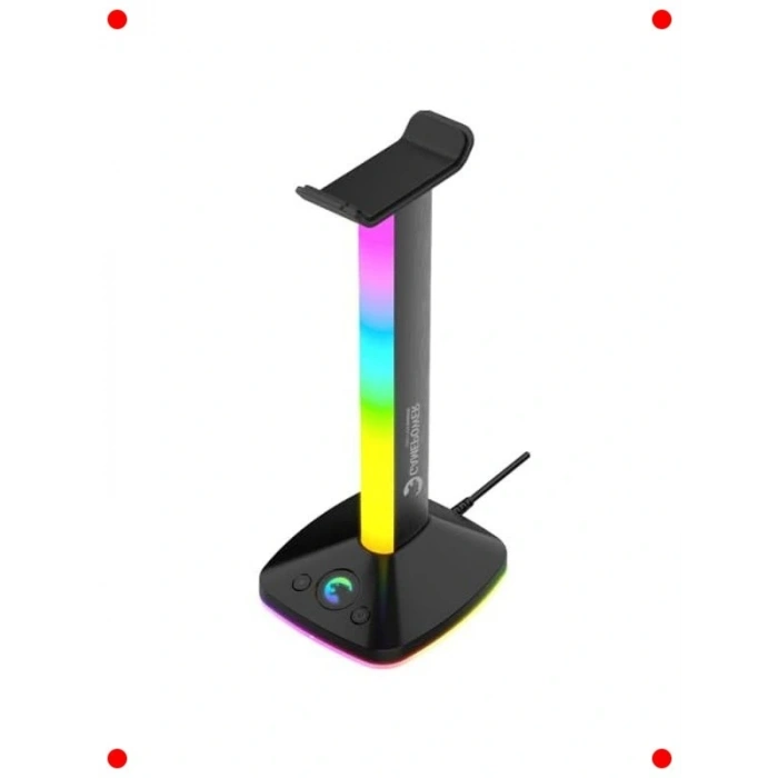 RGB Işıklı Oyuncu Kulaklık Standı - USB 3.0 Bağlantılı