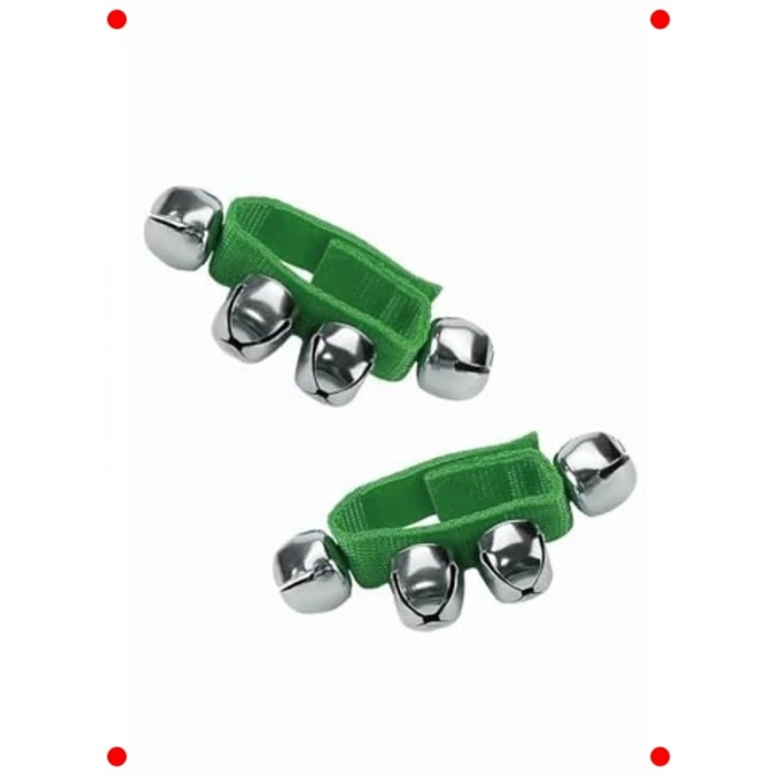 Ritim Bilek Zili Seti - Yeşil (1 Çift)