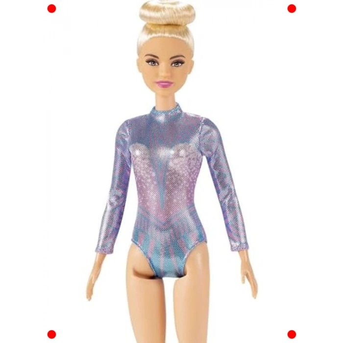 Ritmik Jimnastikçi Bebek Sarı Saçlı Oyuncak Sporcu