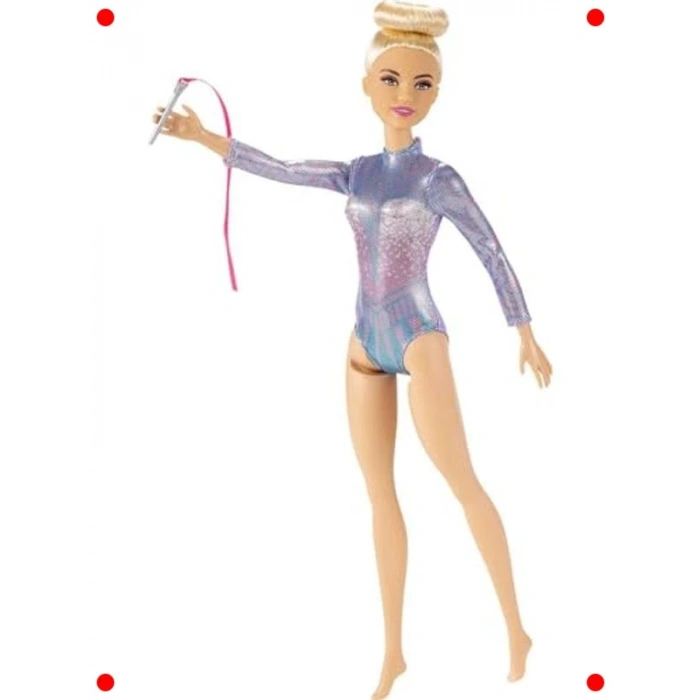 Ritmik Jimnastikçi Bebek Sarı Saçlı Oyuncak Sporcu