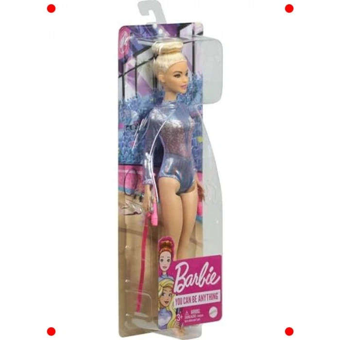 Ritmik Jimnastikçi Bebek Sarı Saçlı Oyuncak Sporcu