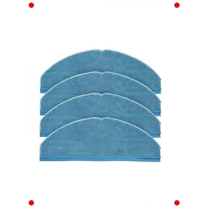 Robot Süpürge krofiber Bez Seti - 4 Adet