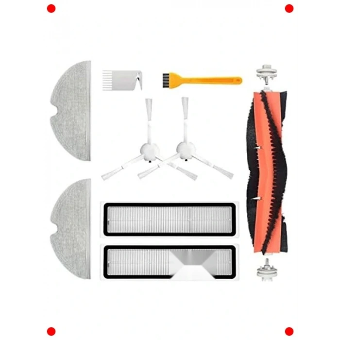 Robot Süpürge Yedek Fırça, Filtre ve  Seti - 9 Parça
