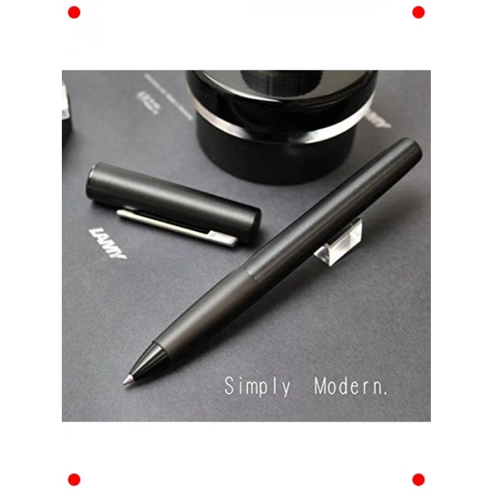 Roller Kalem Parlak Siyah Gövde