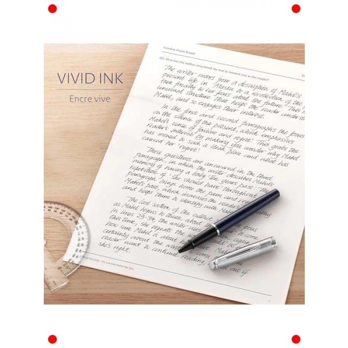 Roller Kalem Yedek Mürekkep Ucu - İnce, Siyah