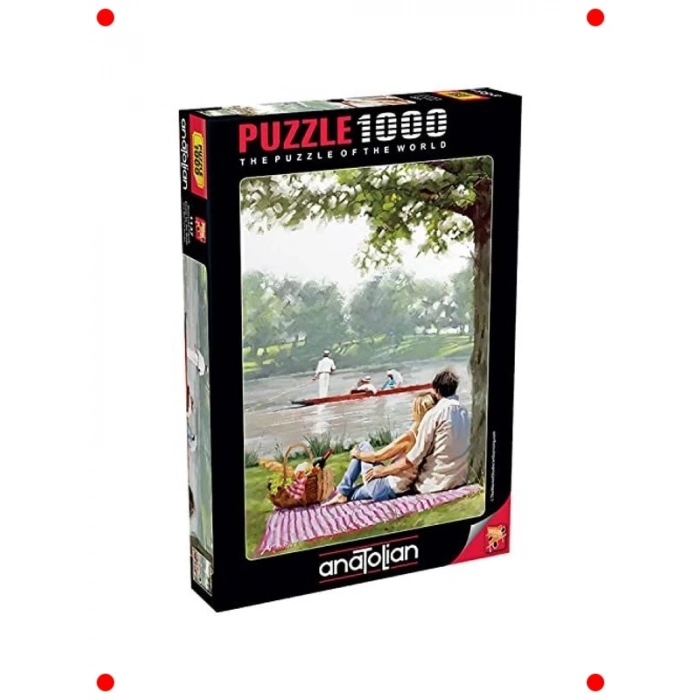 Romantik Piknik Temalı 1000 Parça Yapboz
