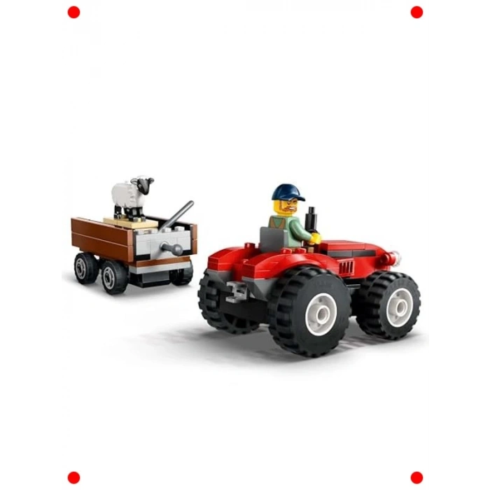 Römorklu Çiftlik Traktörü ve Koyun Yapım Seti (4+ Yaş)